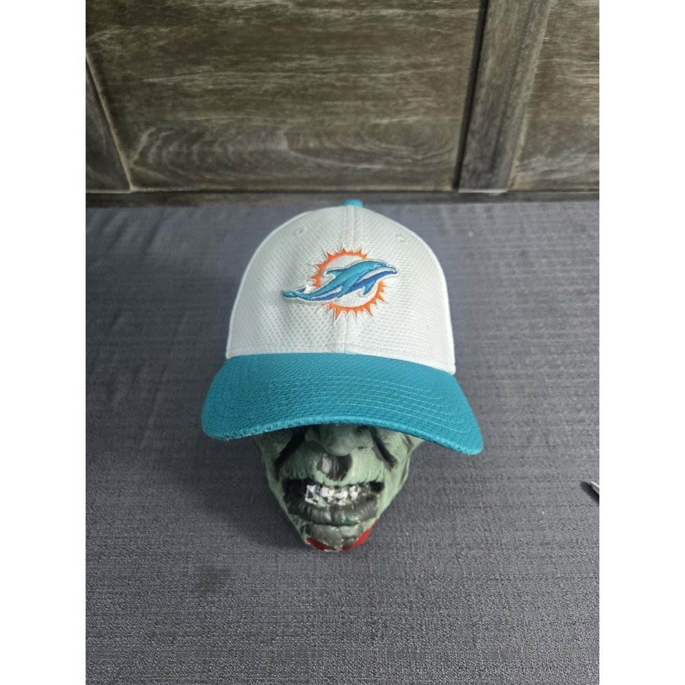 New Era Miami Dolphins NFL Equipment‎ Youth Fitted Hat White Aqua Child 2015